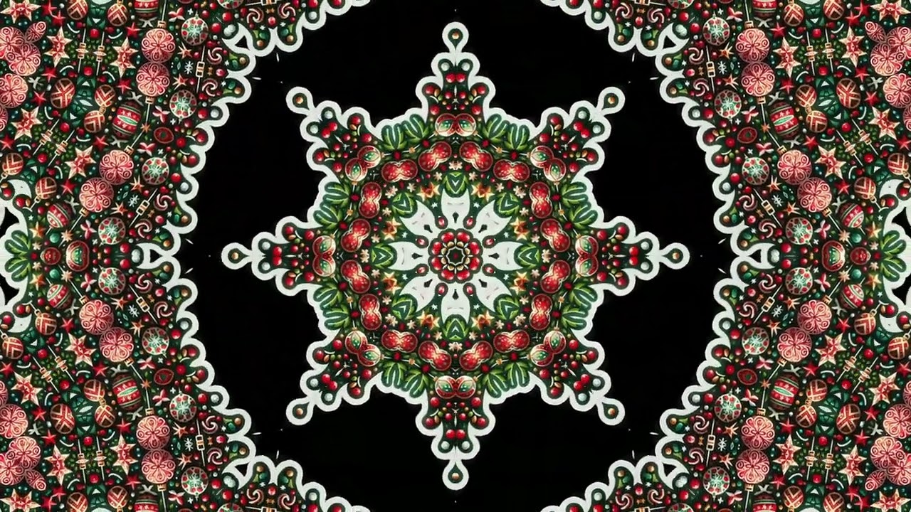 4K Stress Relief Geometric Patterns – Relaxing Kaleidoscope ASMR for Sleep & Meditation