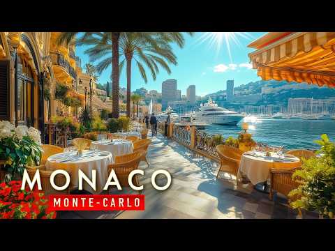 MONACO, Monte Carlo 4K | The Most Luxurious Walking Tour in Europe