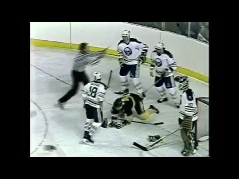 Bruins ‐ Sabres rough stuff 4/9/88