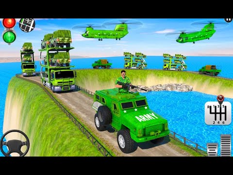 Army Vehicle Transport Truck - Robot Game - Android GamePlay | Walk through a Game
