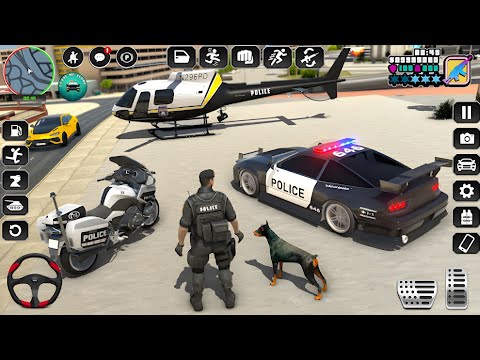 🏎️ Police Car Simulator 3D – High-Speed Crime Chase Android Gameplay