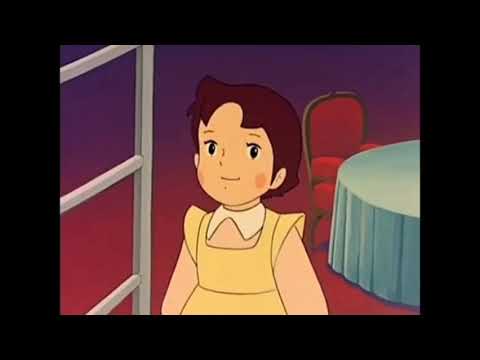 Heidi le dice a las nubes que sí pasan por casa del abuelo le diga que ya sabe leer - portugués PT