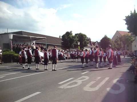 MV Schwadorf bei der Marschwertung in Moosbrunn 2. Teil