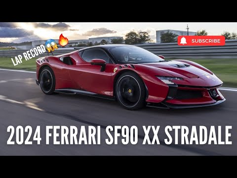 Watch the 2024 Ferrari SF90 XX Stradale Set a Lap Record at Fiorano Circuit 🏎🔥