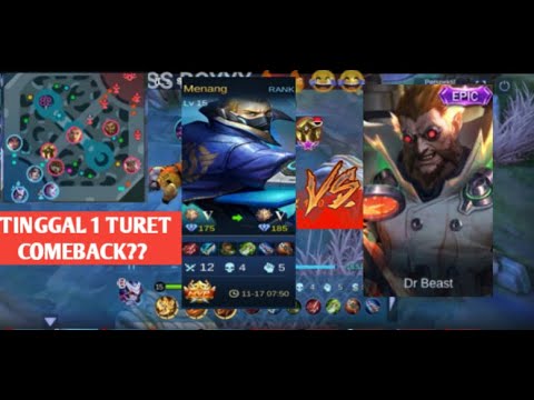 Epic comeback Hayabusa !! - Mobile Legends : BangBang