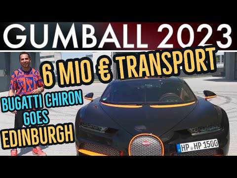 Gumball 3000 | Bugatti Chiron goes Edinburgh 👑 | We load 6 million euros | Meet #Shmee150