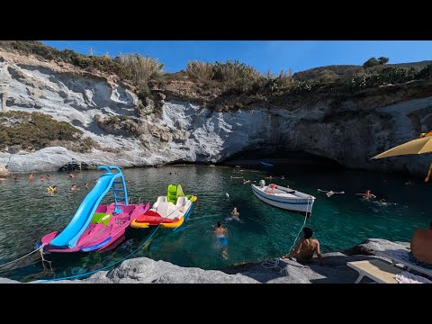 Island of Ponza,Italy.Piscine naturali & Cala feola