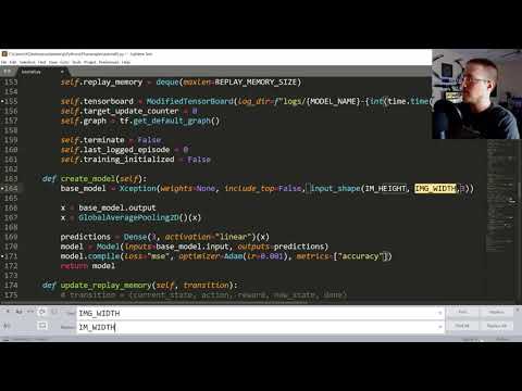 Running our Reinforcement Learning Agent Self driving cars with Carla and Python p 5