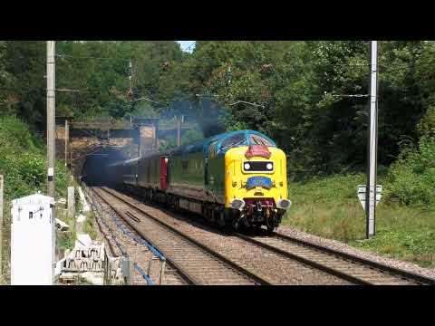 55009 'Alycidon' at 95mph with 'The Capital Deltic Reprise'! - 29/07/23