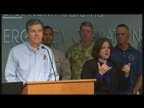 Governor Roy Cooper gives an update on Dorian preparations