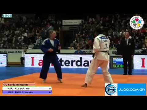 Judo Grand Prix Amsterdam 2011 -70kg ALVEAR (COL)-THIELE (GER)