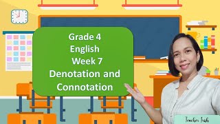 English  4 Lesson 6 Denotation and Connotation