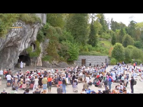 Chapelet du 24 août 2020 à Lourdes