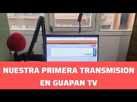 Inauguramos transmisiones en vivo: Reporte especial desde el estudio de Guapán TV
