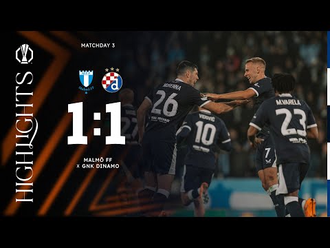 HIGHLIGHTS | MALMÖ FF - GNK DINAMO 1:1 | Prvijenac Varele za remi u Švedskoj