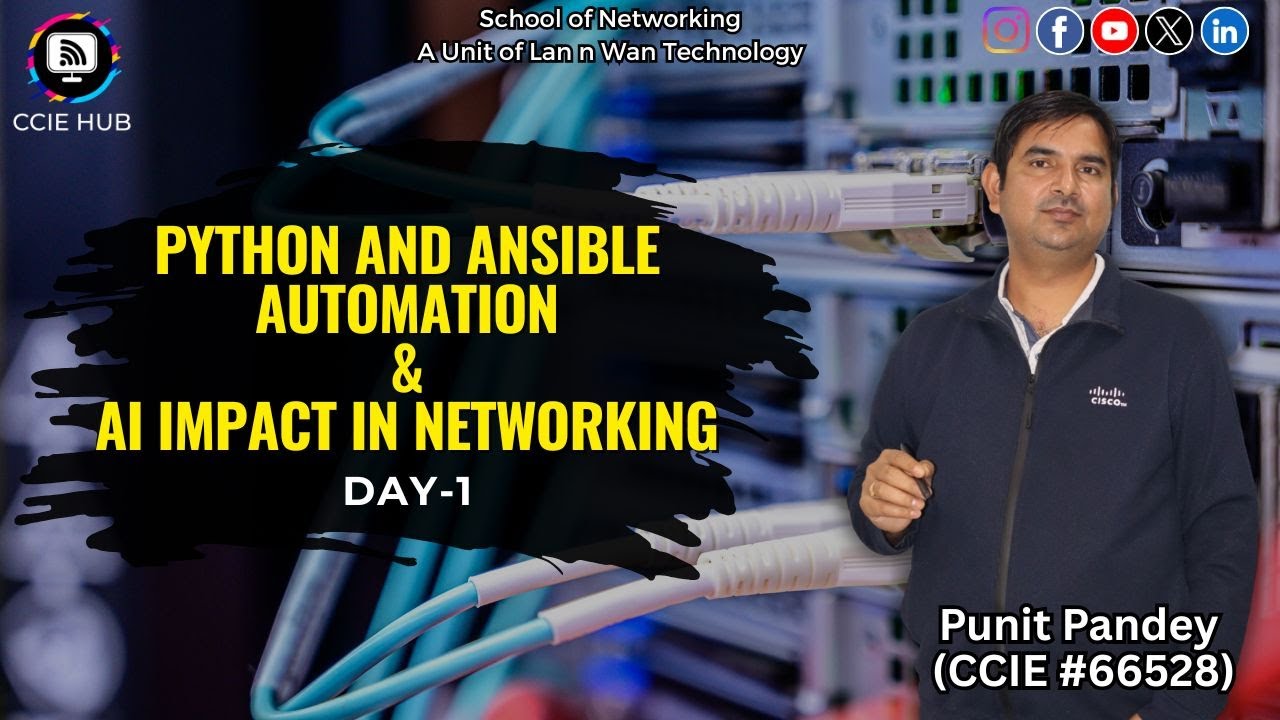 Day-1  Network Automation using Python and Ansible & AI impact in Networking