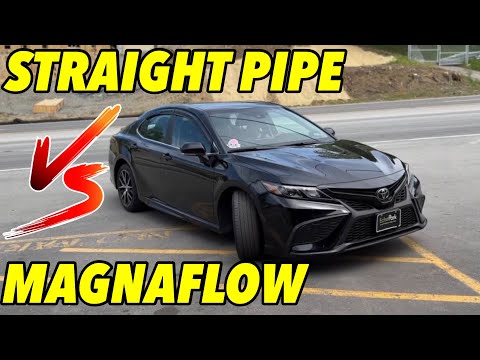 Toyota Camry SE 2.5L: Magnaflow Vs Straight Pipe!