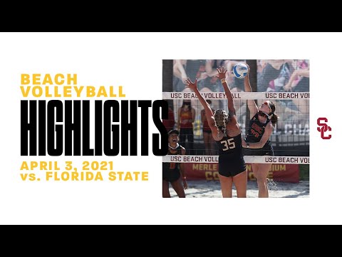 Beach Volleyball: USC 4, Florida State 1 - Highlights 4/3/21