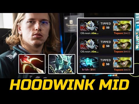 TOPSON HOODWINK MID IN SEA SERVER - GLEIPNIR BUILD DOTA 2