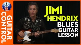 Jimi Hendrix Blues Guitar Lesson - How to Play Up From The Skies by Hendrix [Beginner Friendly]