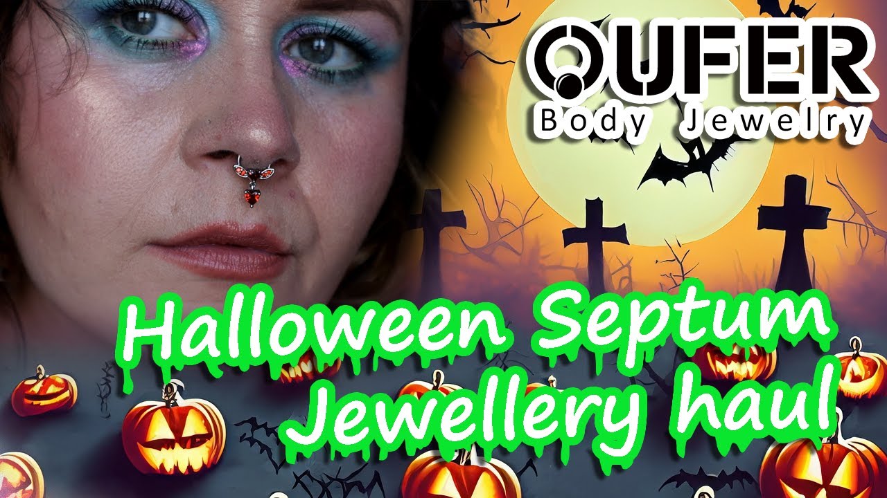 SEPTUM PIERCING JEWELLERY HAUL | Oufer Body Jewellery Review & Try On
