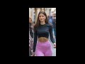 Yoga Pants Lycra Highlights Street Style Fashion