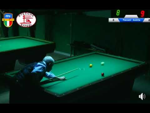 AULETTA vs PANCONI -  8° D.F. 2°Trofeo Biliardo Città di Arezzo Centro Dalfa 2018