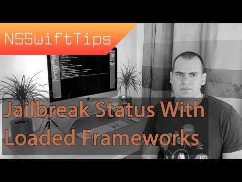 NSSwift Tips No: 13 - Check jailbreak status by observing dynamically loaded frameworks