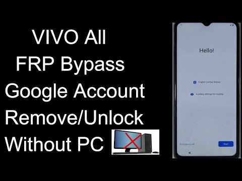 VIVO All FRP Bypass/Google Account Remove | All Vivo Frp Unlock 2021 | Without PC