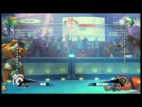 【スパ４】XXXPOWER[ブランカ] vs amehurio[サガット]