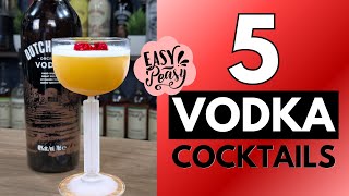 5 EASY Vodka Cocktails to Make at Home (with Dutch Barn Vodka)