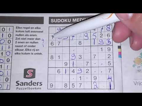Are you ready for these Eight Sudokus? (#885) Medium Sudoku puzzle. 05-27-2020 part 2 of 3