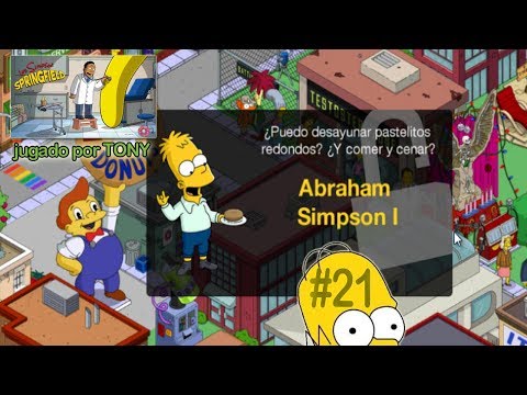 Los Simpson Springfield "Historia'20: Capítulo 21 - Abraham Simpson I" por Tony