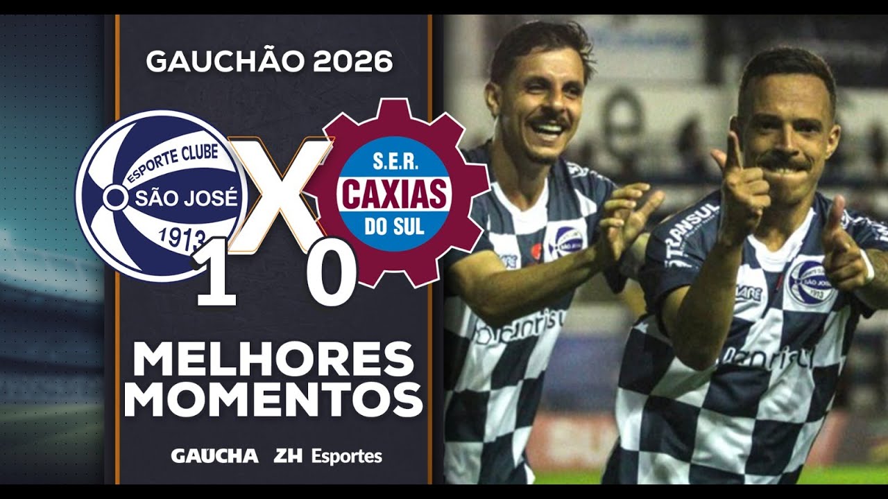 EC São José vs Caxias Highlights