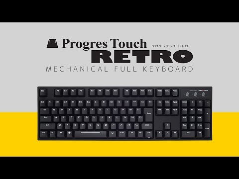 Progress Touch RETRO TINY 静音赤軸 60%キーボード