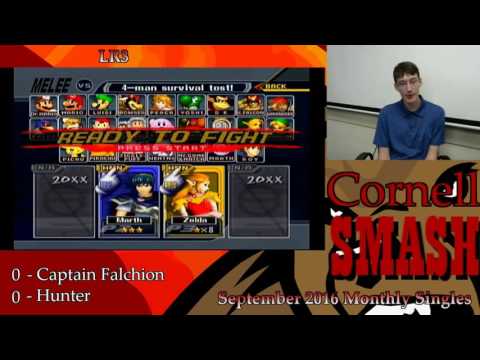 CU Monthly 13 - captain falchion (Marth) vs Hunter (Sheik) Singles Losers - SSBM