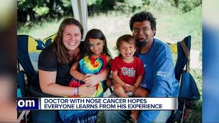 Metro Detroit doctor ignores symptoms he had no idea were signs of rare nose cancer