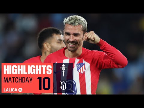 Resumen de Celta vs Atlético Matchday 10