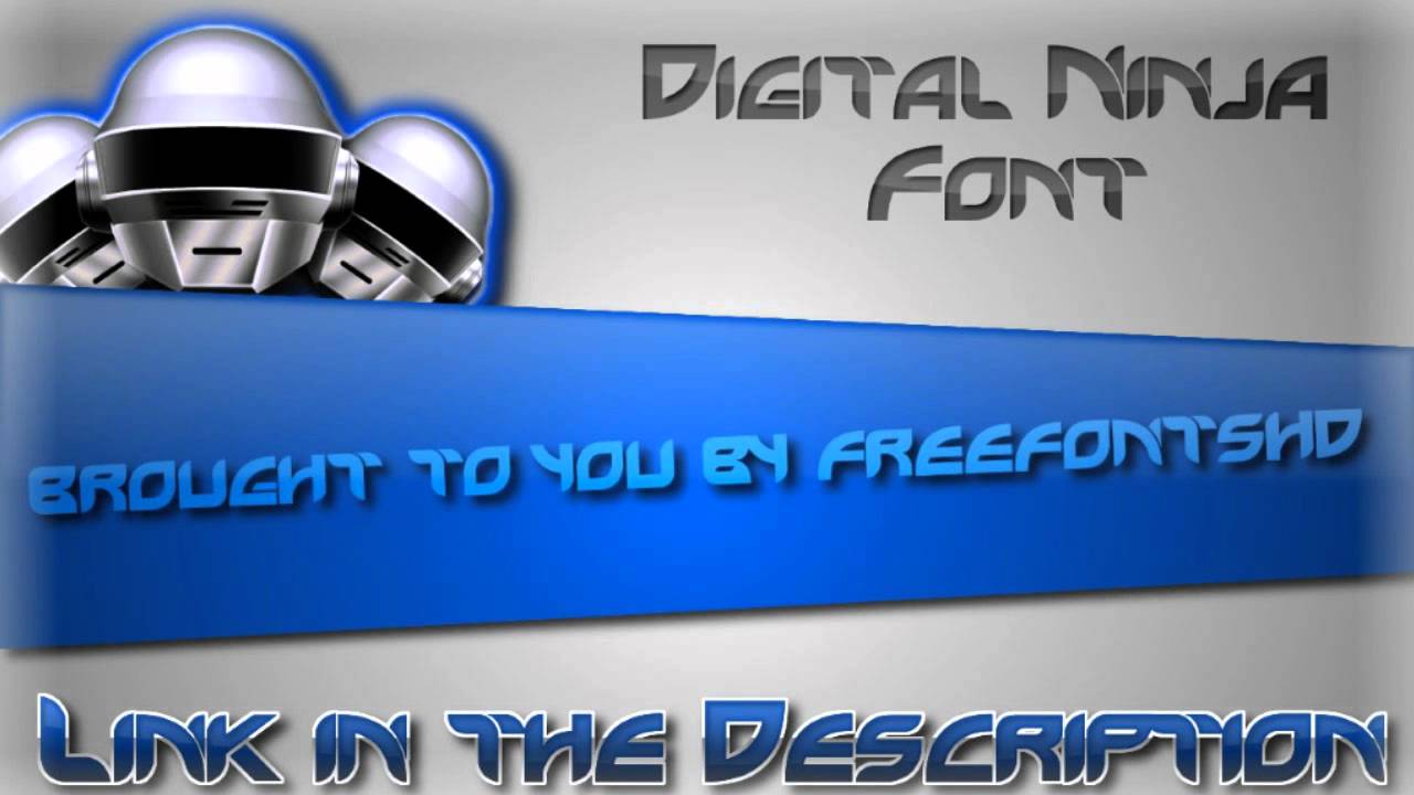Digital Ninja Font: From FREEFONTSHD