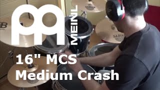 Video thumbnail for Meinl 16" MCS Medium Crash Sound Test by J Ferreira