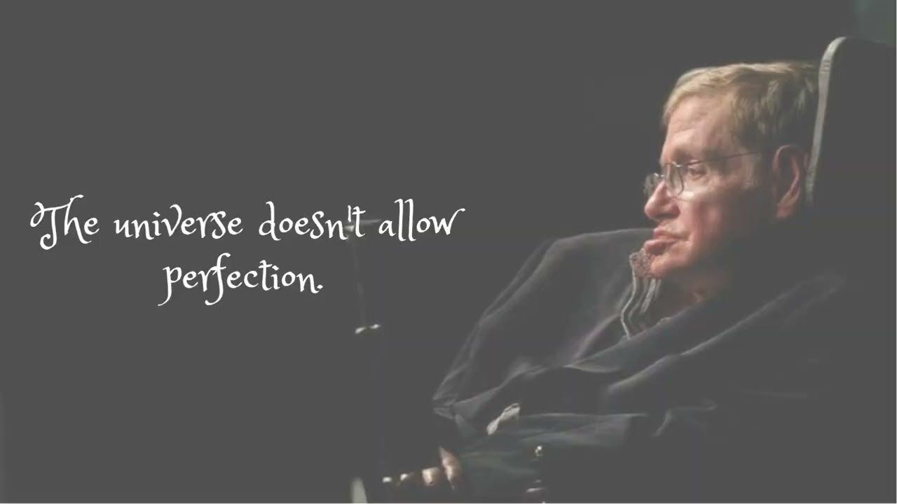 A Brainy Quote from Stephen Hawking on Life and the Universe #quotes #quote #short #shorts