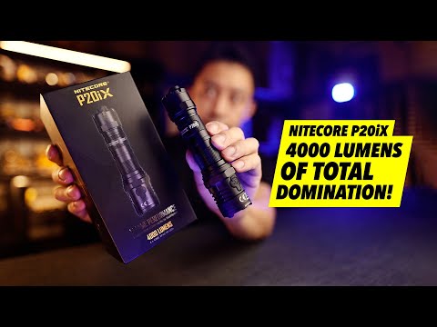 Žibintuvėlis NITECORE P20IX  4000 LUMENS video