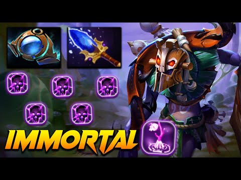 Witch Doctor Immortal Action - Dota 2 Pro Gameplay [Watch & Learn]