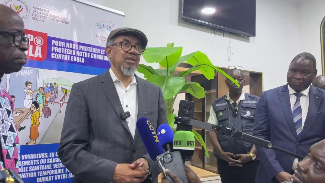 Live from the #DRC on #Ebola with Dr Tedros