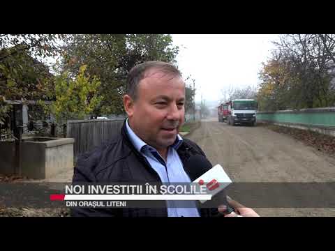 Noi investiții în școlile din orașul Liteni