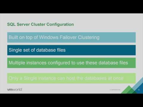 VMworld 2016: VIRT7632 - SQL Server On Premises in the Cloud