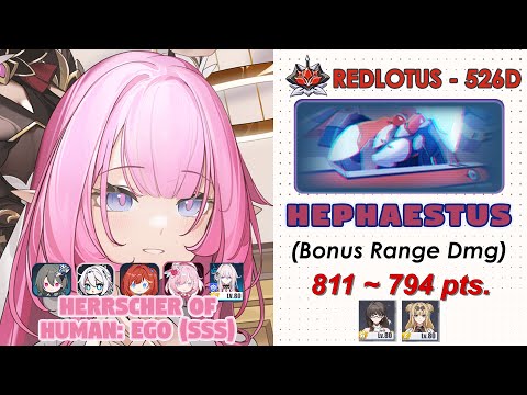 Honkai Impact 3rd:Ex-Abyss RedLotus (526D) V8.5 | Hephaestus (Range) | HoHe w/ Friends!