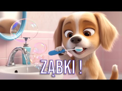 Nesia myje ząbki 🪥🐶🎶 | Piosenka dla dzieci – Świat Dziecięcych Piosenek