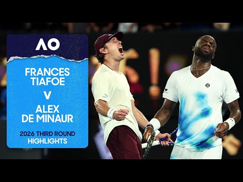 Frances Tiafoe v Alex de Minaur Highlights | Australian Open 2026 Third Round