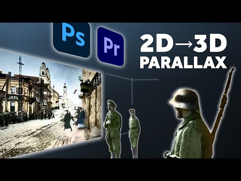 How to turn 2D photo into 3D parallax | Photoshop + Premiere Pro tutorial